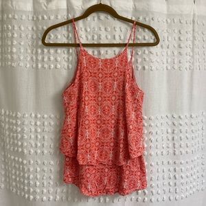 Francesca’s Coral Pink Tank Top